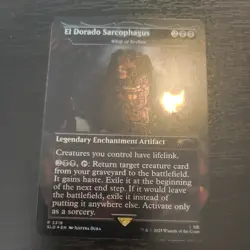 El Dorado Sarcophagus Whip of Erebos 2218 Uncharted Secret Lair foil - Image 1