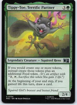 Tippy-Toe, Terrific Partner 734 Commander: Marvel Super Heroes MTG NM/M - Image 1
