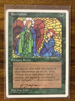 MTG✨Artist Signed REVELATION Artist Proof✨Chronicles MINT RARE Kaja Foglio Art - Image 2