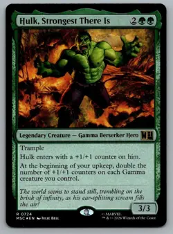 Hulk, Strongest There Is 724 Commander: Marvel Super Heroes Magic: Foil NM - Image 1