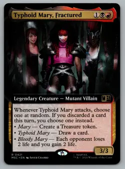 Typhoid Mary, Fractured (Extended Art) 421 Commander: Marvel Super Heroes Magic: - Image 1