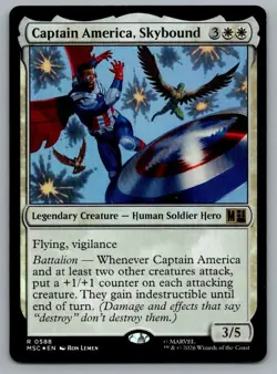 Captain America, Skybound 588 Commander: Marvel Super Heroes Foil NM - Image 1