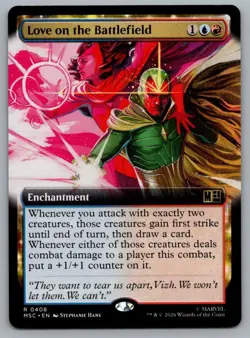 Love on the Battlefield (Extended Art) 408 Commander: Marvel Super Heroes Magic - Image 1