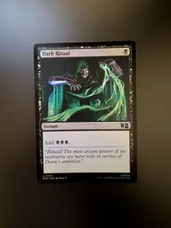 MTG Marvel Super Heroes Dark Ritual 0793 Foil - Image 1