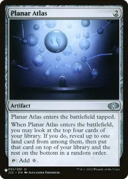 Planar Atlas - The List Light Play, English Magic the Gathering MTG The List - Image 1
