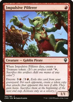 LP - Impulsive Pilferer [CMR - 185] Commander Legends - Image 1
