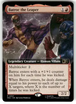 Batroc the Leaper (Extended Art) 357 Commander: Marvel Super Heroes Magic: NM - Image 1