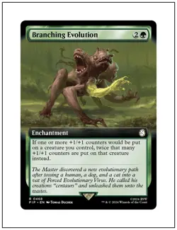 Branching Evolution, Fallout, Extended Art, Magic the Gathering MTG NM - Image 1