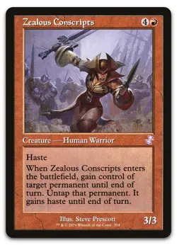 Zealous Conscripts #354 (NM) Time Spiral Remastered TSR Magic MTG - Image 1