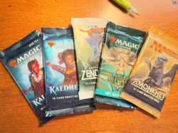 mtg booster packs mixed lot, 5 packs. NEW - Image 1
