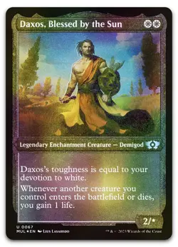 Daxos, Blessed by the Sun (Foil Etched) #67 NM March of the Machine Magic MTG - Image 1