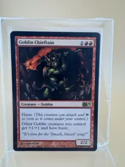 Goblin Chieftain 138 Rare Magic 2012 (M12) Magic: The Gathering Near Mint - Image 1