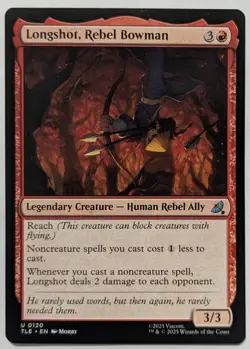 Avatar: The Last Airbender LONGSHOT, REBEL BOWMAN NM Magic MTG Free Shipping! - Image 1