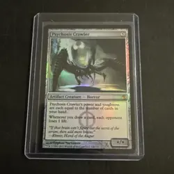 MTG Magic The Gathering Psychosis Crawler Mirrodin Besieged Foil Rare NM - Image 1
