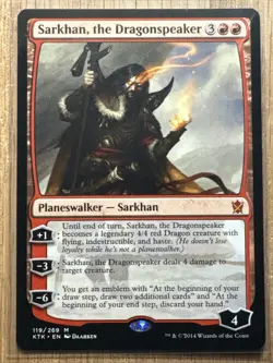 Sarkhan, the Dragonspeaker - MTG - Khans of Tarkir (KTK) #119 - Image 1