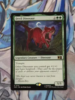 Devil Dinosaur - #719 - MTG:MSC Marvel Commander - NM Pack Fresh - Image 1