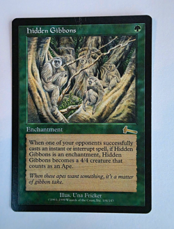 Wizards of the Coast MTG Hidden Gibbons Urza's Legacy Uncommon 104 - Image 1