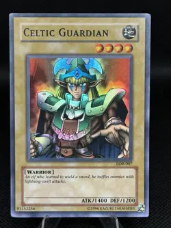 Yu-Gi-Oh! Celtic Guardian LOB-007 Holo ENG Super Rare Unlimited - Image 1