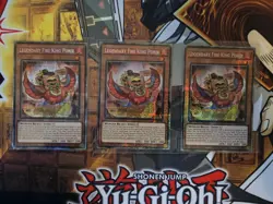 YUGIOH 3X LEGENDARY FIRE KING PONIX MP25-EN048 STARLIGHT 1ST ED NM - Image 1