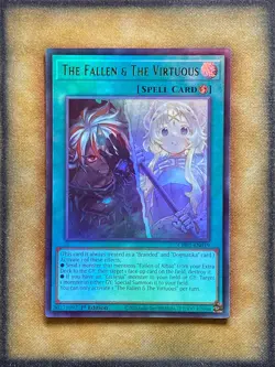 Yugioh The Fallen & The Virtuous CH01-EN019 Ultra Rare 1st Ed NM - Image 1