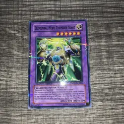 Elemental Hero Thunder Giant MF01-EN001 Parallel Rare 1st Edition YuGiOh - Image 1