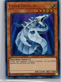 Cyber Dragon (Duel Terminal) HAC1-EN014 Yu-Gi-Oh 1st Edition LP - Image 1
