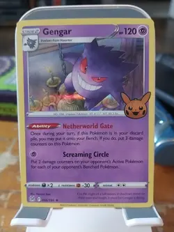 Pokemon Gengar TCG Holo Card 066/196 Rare Trading Card - Image 1