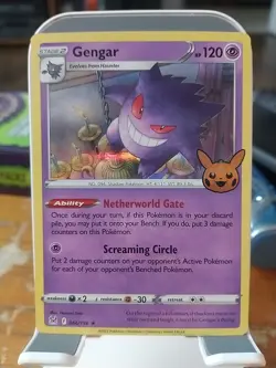 Pokemon Gengar TCG Holo Card 066/196 Rare Trading Card - Image 2