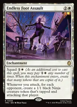 Endless Foot Assault - TMC - #8 - Rare - Near Mint (NM) - Image 1