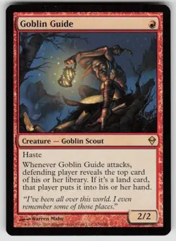 Goblin Guide 126 Rare Zendikar Magic: The Gathering Near Mint - Image 1