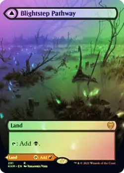 MTG - Blightstep Pathway Borderless Foil - Image 1