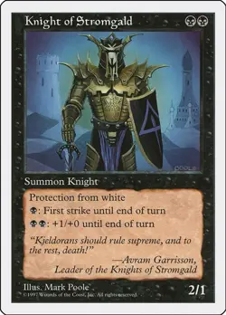 NM - Knight of Stromgald [5ED - ] Fifth Edition - Image 1