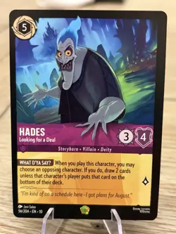 ~Disney Lorcana Hades - Looking for a Deal 56/204 Whispers in the Well Regular - Image 1