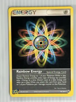 Rainbow Energy Ruby and Sapphire Reverse Holo Card 95/109 NM Condition - Image 4
