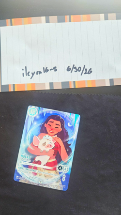 Disney Lorcana Moana - Curious Explorer Enchanted Foil English 242/204 - Image 1