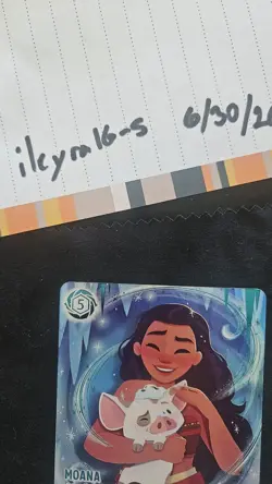 Disney Lorcana Moana - Curious Explorer Enchanted Foil English 242/204 - Image 2