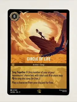 Disney Lorcana Fabled - Circle of Life - Legendary 26/204 - Image 1
