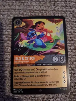 Disney Lorcana Lilo & Stitch - Fun-Loving Friends Cold Foil 31/207 Nm - Image 1