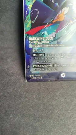Disney Lorcana Darkwing Duck Cool Under Pressure Enchanted Foil #239/204 - Image 4
