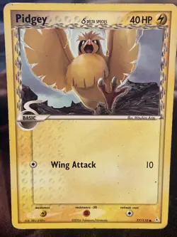 Pidgey (Delta Species) #77/110 Holon Phantoms Pokemon Trading Card TCG 2006 - Image 1
