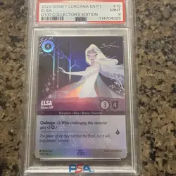 Disney Lorcana Elsa Gloves Off PSA 9 Promo 19/P1 D100 Alt Art #19 Mint - Image 1