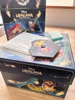 Disney Lorcana Whispers in the Well EMPTY Trove Box With Accessories, NO PACKS - Image 1