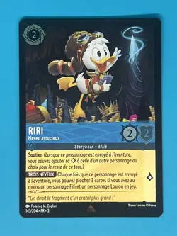 Disney Lorcana: Into the Inklands Huey 145/204 FRENCH Foil - Image 1