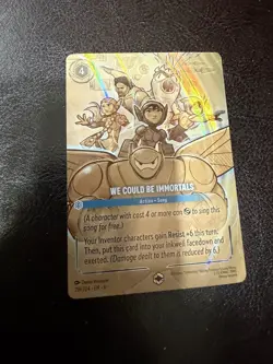 Disney Lorcana We Could Be Immortals Enchanted 219/204 Cold Foil First Ch - Image 2