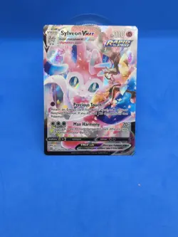 Sylveon VMAX TG15/TG30 Swsh09: Brilliant Stars Trainer Gallery Holo Pokemon Card - Image 1