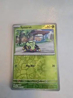 Spinarak 004/167 Sv06: Twilight Masquerade Reverse Holo Pokemon Card NM - Image 1