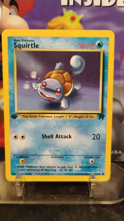 SQUIRTLE Team Rocket Set POKEMON Non-Holo 1st Edition 2000 Trading Card 68/82 - Image 1