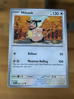 Miltank - 081/131 - Common - Prismatic Evolutions Pokemon Card - Image 1