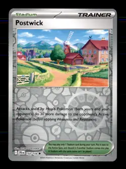 Postwick 154/159 Uncommon Journey Together Pokemon Reverse Holo Near Mint - Image 1
