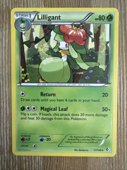Lilligant 17/149 B&W Boundaries Crossed RARE Pokemon MP - Image 1